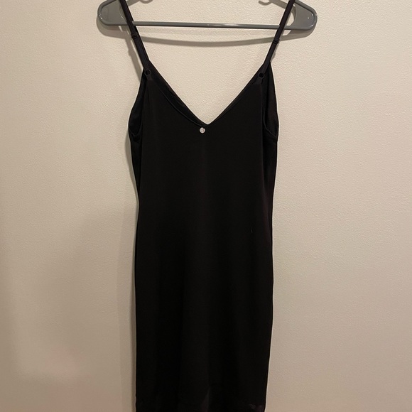 Alice & Olivia Size 8 Black Sleeveless Midi Mesh Dress - Picture 6 of 8